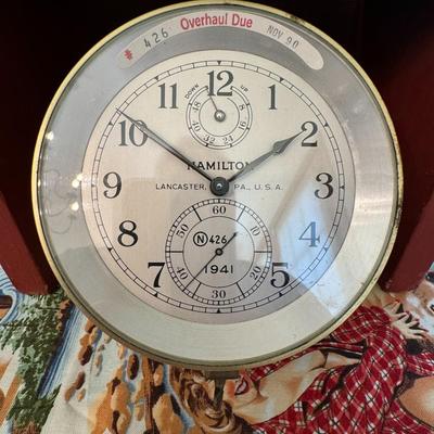 1941 Hamilton US Navy WW11 Marine Chronometer #1