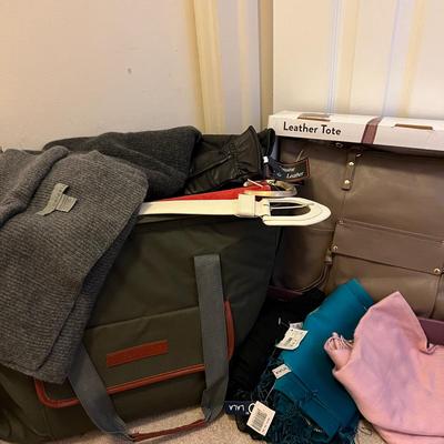 Mixed Lot Accessories - NWT Purse, NWT Leather Gloves, Cashmere