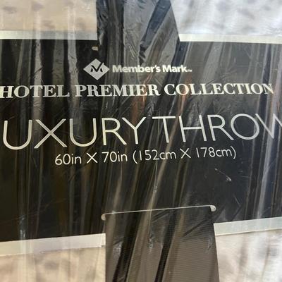 3 NWT - 2 Blankets 1 Faux Fur Rug