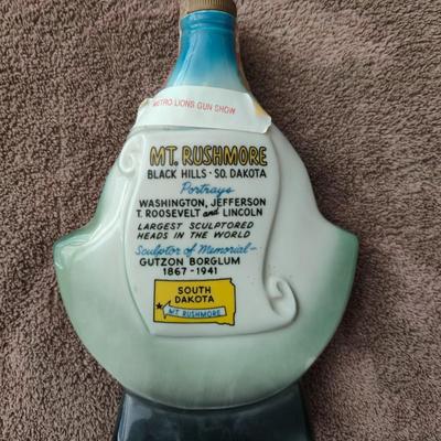Beam Mount Rushmore Bottle ( empty)
