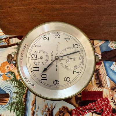 1941 Hamilton US Navy WW11 Maritime chronometer - working perfectly #3