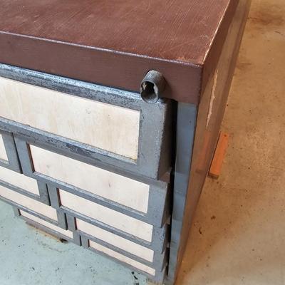 Vintage 10-Drawer Storage Cabinet (G-JS)