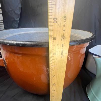 Granite ware Enamel ware lot
