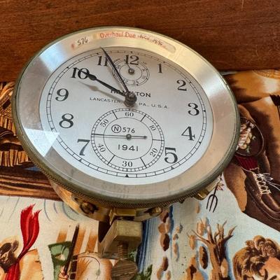 1941 Hamilton US Navy WW11 Maritime Chronometer #4