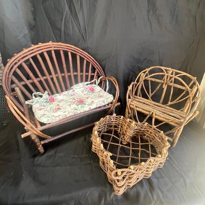 Wicker Doll Furniture