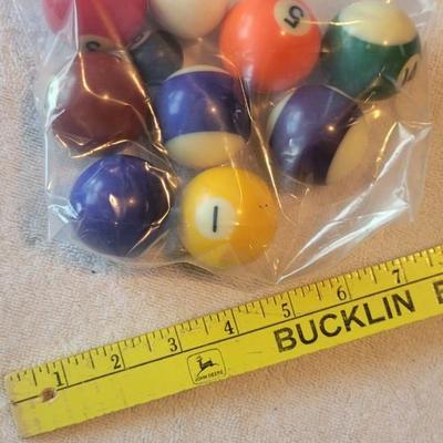 Lot of Pool Balls
