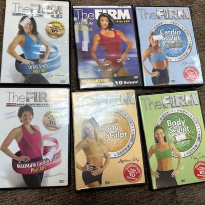 set of 6 The Firm exercise cd's