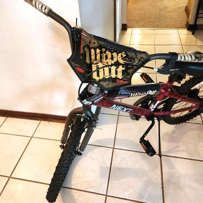 Lot #81 Next WIPE OUT youth bike