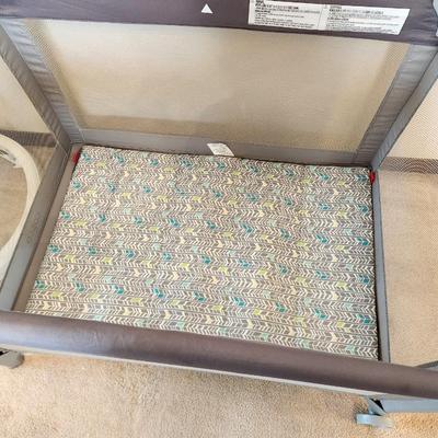 Lot #84 Coscco Fold Up Infant Bed/playpen and Baby walker - like new