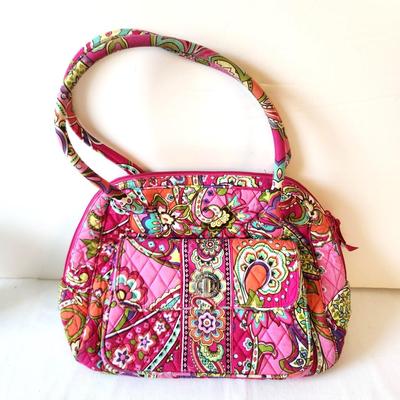 Lot #86 Vera Bradley Bag "Pink Swirls" Pattern