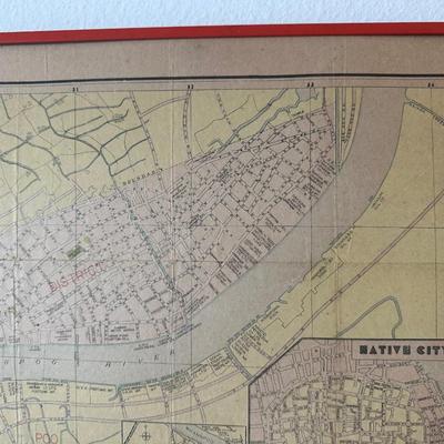 NEW MAP OF SHANGHAI - Pocket Edition, 1945