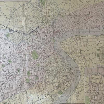 NEW MAP OF SHANGHAI - Pocket Edition, 1945