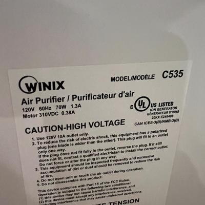 Winix HEPA Air Purifier C535 3-Stage True PlasmaWave