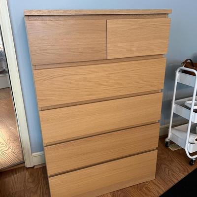 6 Drawer Tall Dresser (1 of 2)