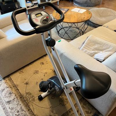 Marcy Compact Foldable Exercise Stationary Slim Bike