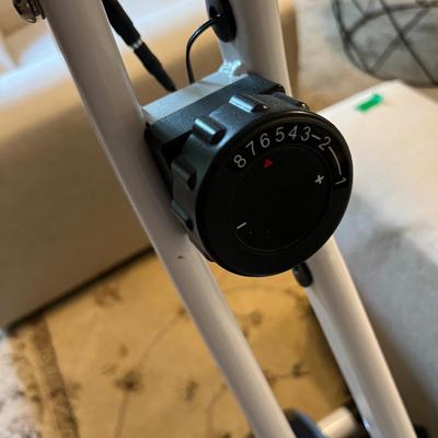 Marcy Compact Foldable Exercise Stationary Slim Bike