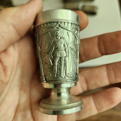 Collectable Lot 6 Cherub Napkin Rings Cherub Lighter Metal Plate Ornate Letter Holder