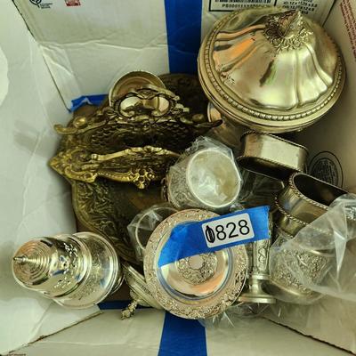 Collectable Lot 6 Cherub Napkin Rings Cherub Lighter Metal Plate Ornate Letter Holder