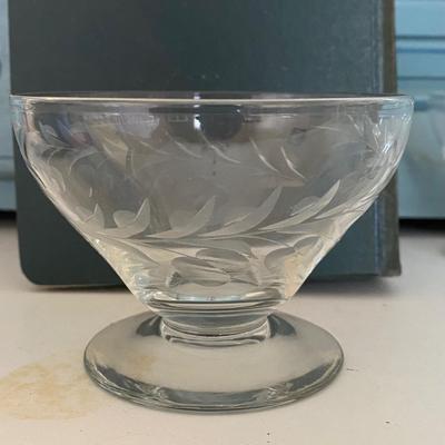 Set of 7 Vintage Gorham sherbet glasses