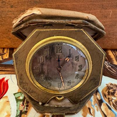 Antique Swiss Septima Watch Co. travel clock