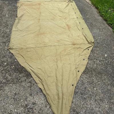 WWII Army Shelter Half Tent & Navy Hammock