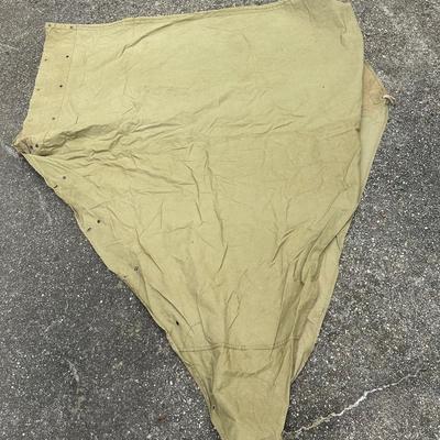 WWII Army Shelter Half Tent & Navy Hammock