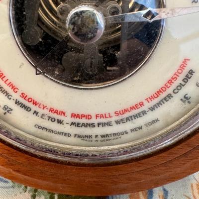 Frank Watrous New York / German Barometer