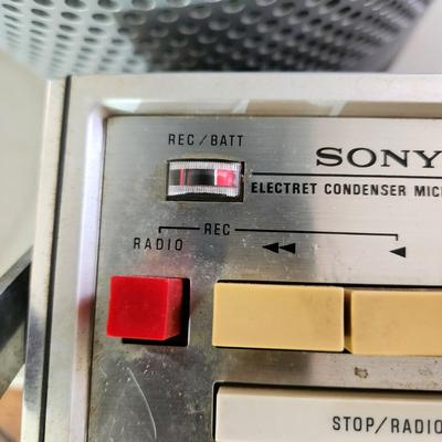 Vintage Sony Am/FM Cassette recorder Player CFM-8000W Tested Working