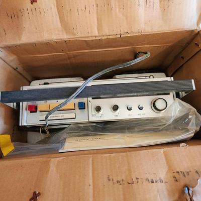 Vintage Sony Am/FM Cassette recorder Player CFM-8000W Tested Working