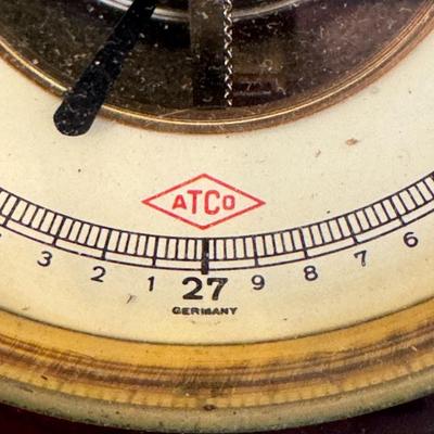 Atco German Barometer ships steering wheel