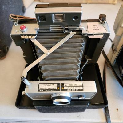 Vintage Camera Lot Polaroid 240 Model 80A Brownie Hawkeye