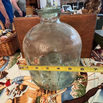 Vintage glass bee trap