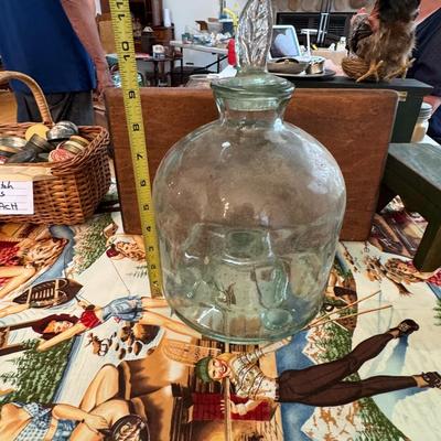 Vintage glass bee trap