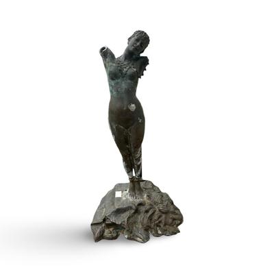 Arthur Waagen (1833-98), an Art Nouveau Bronze Lady Dancing (See Description)