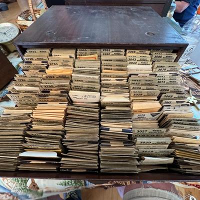 C & E case full of Swiss watch parts