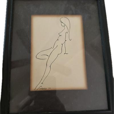 NUDE SILHOUETTE FRAMED ART, ADULT BOOKS & MORE