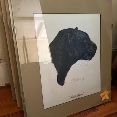 GUY COHELEACHE SIGNED CAT PRINT LOT