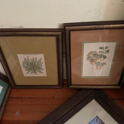 SMALL FRAMED ART LOT