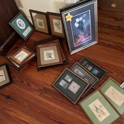 SMALL FRAMED ART LOT