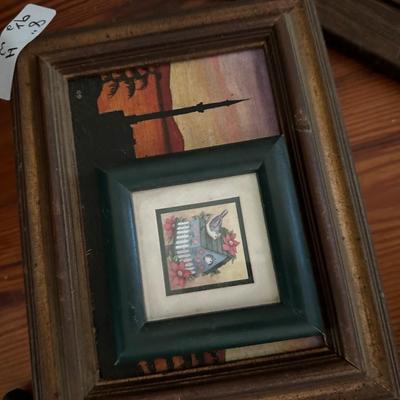 SMALL FRAMED ART LOT