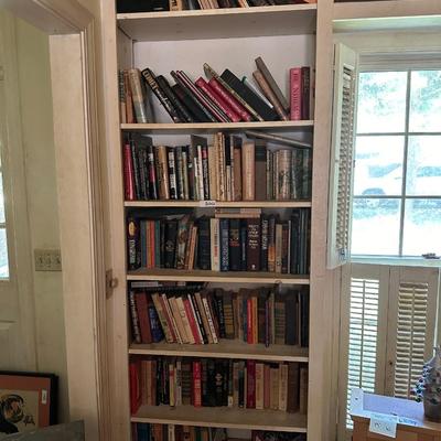 CONTENTS OF BOOKSHELF HUGE BOOK LOT