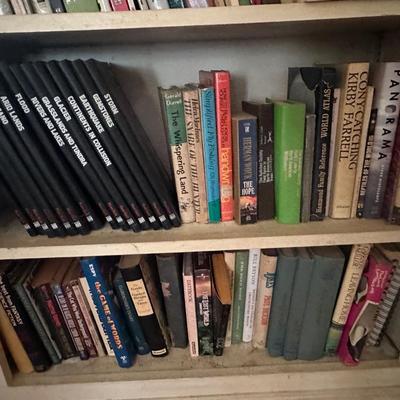 CONTENTS OF BOOKSHELF HUGE BOOK LOT