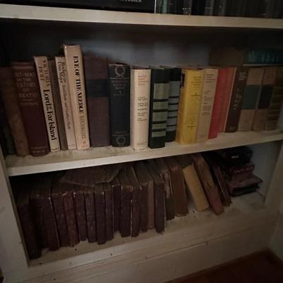 CONTENTS OF BOOKSHELF HUGE BOOK LOT