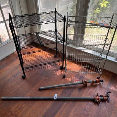 FURNITURE CLAMP, ROLLING CART LOT