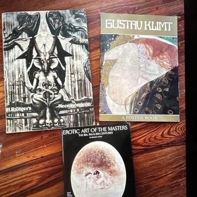 EROTIC ART BOOK LOT