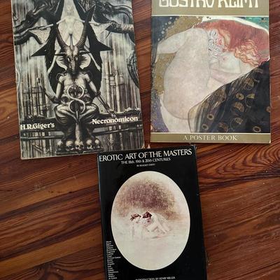 EROTIC ART BOOK LOT