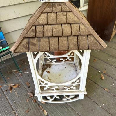 GAZEBO BIRD HOUSE, GARDEN FENCE LOT