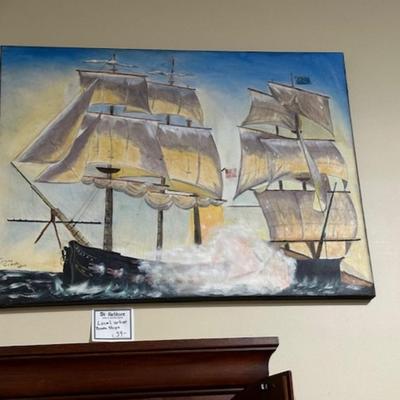 Large ships painting