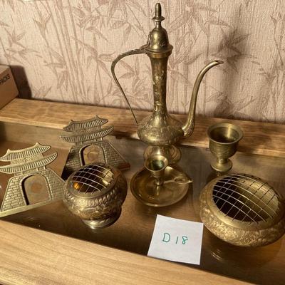 D18-Misc Brass Lot