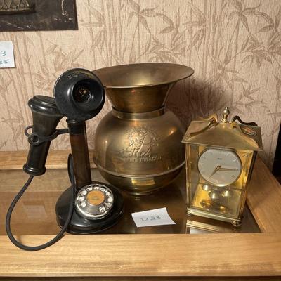 D23-Telephone, Clock and Spitoon